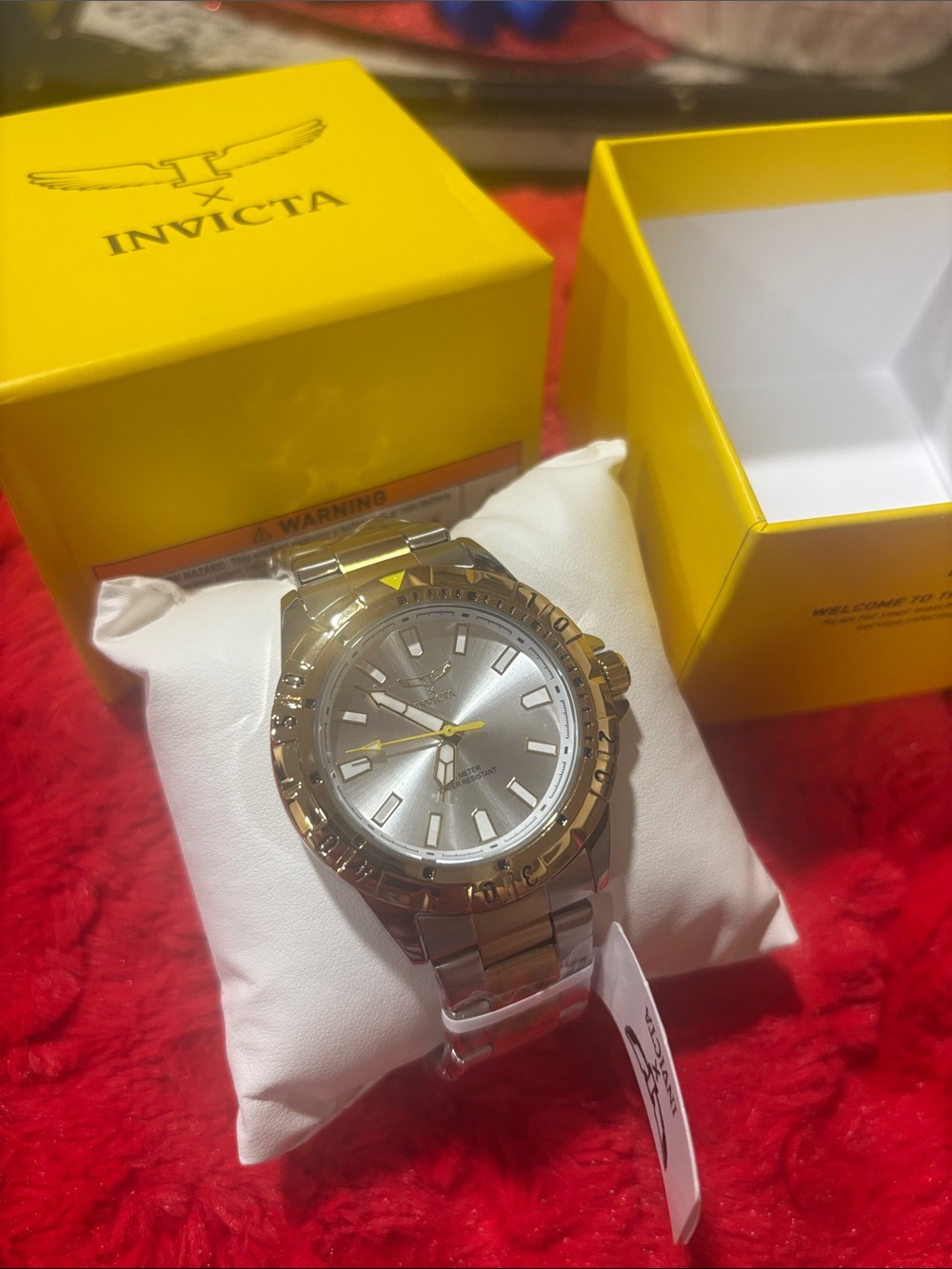 Invicta Two-Tone Silver and Gold Bracelet Watch